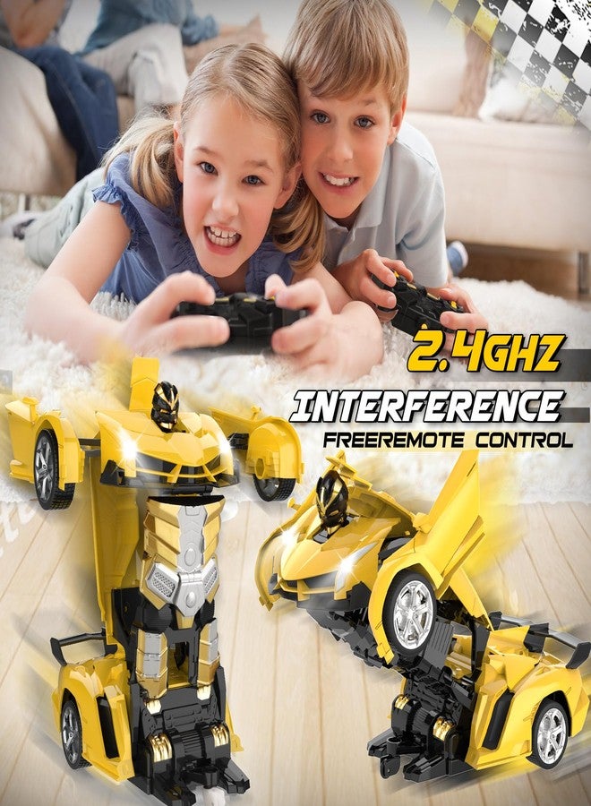 Britik Transform Remote Control Car Toy for Kids 4 5 6 7 8, Remote Control Car for Boys 4-7, Transform Cars for Boys 4-6, Toy Car 5 Year Old Boy, Toys for 3 4 5 6 7 8 9 10 11 12 Years Old Boy - Image 4